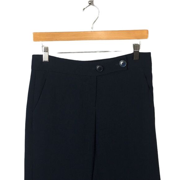 WJ502 Women’s Emporio Armani Designer Wide leg Stretch Trouser Pants 27 - Picture 3 of 7